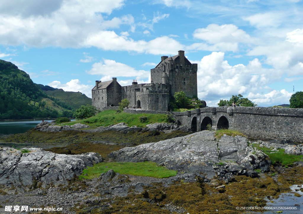 城堡古堡城楼图片