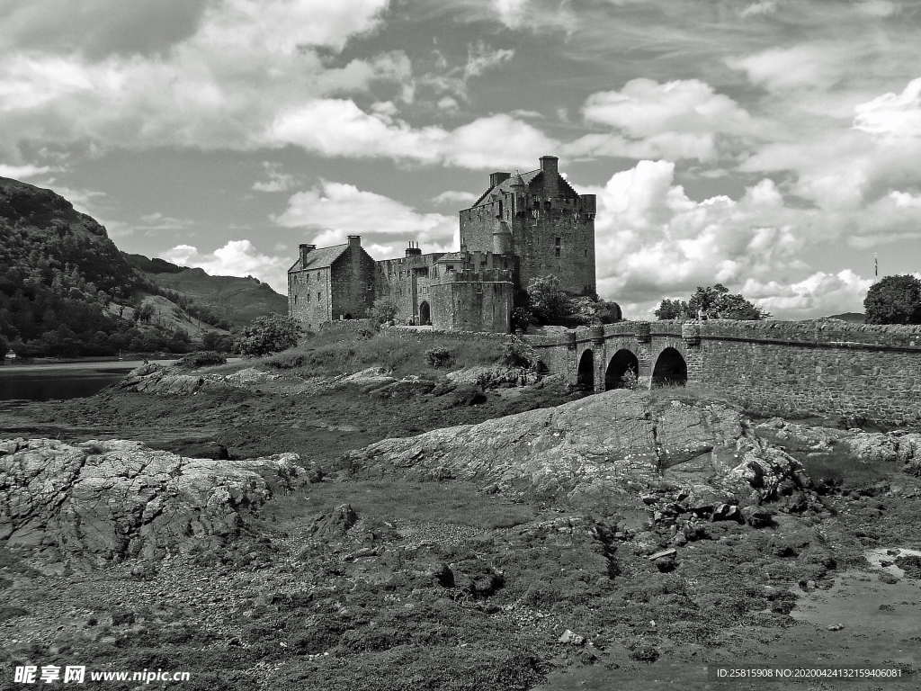 城堡古堡城楼图片