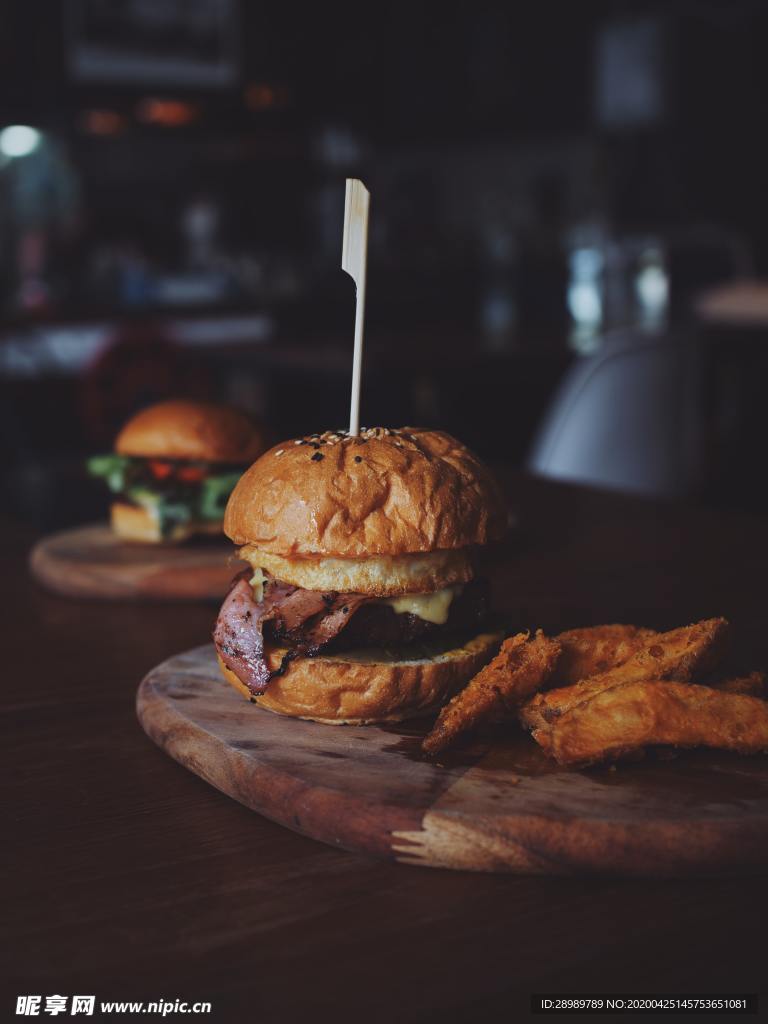 烤汉堡