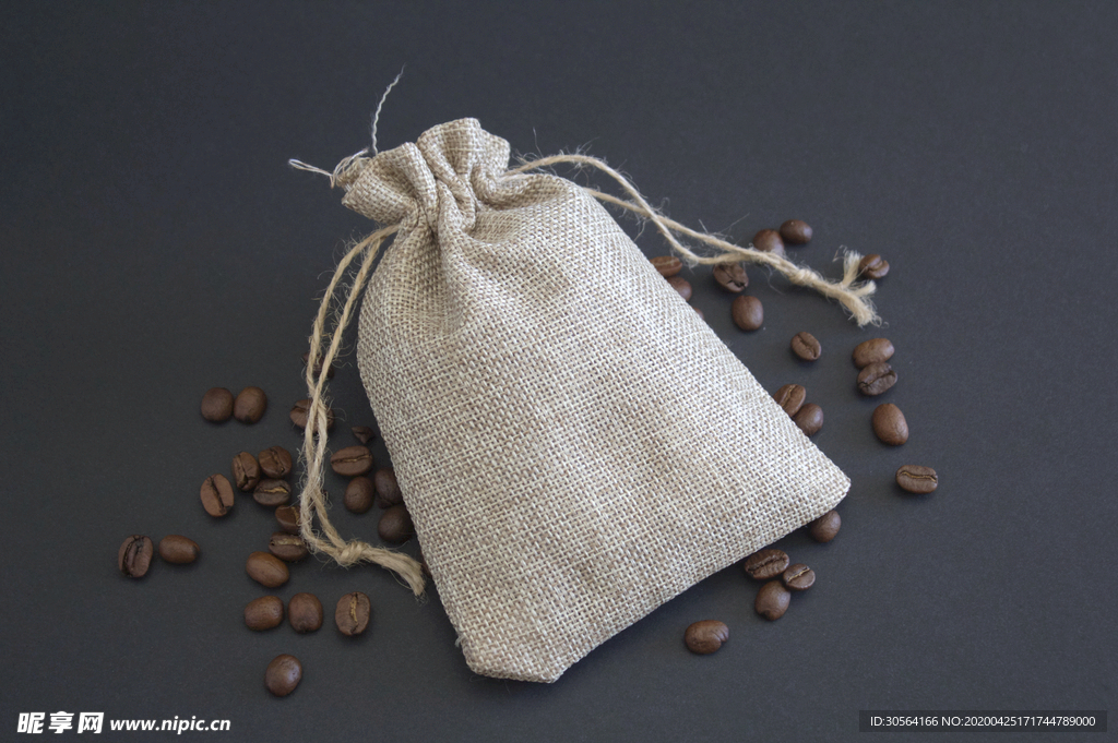 咖啡豆布袋效果样机