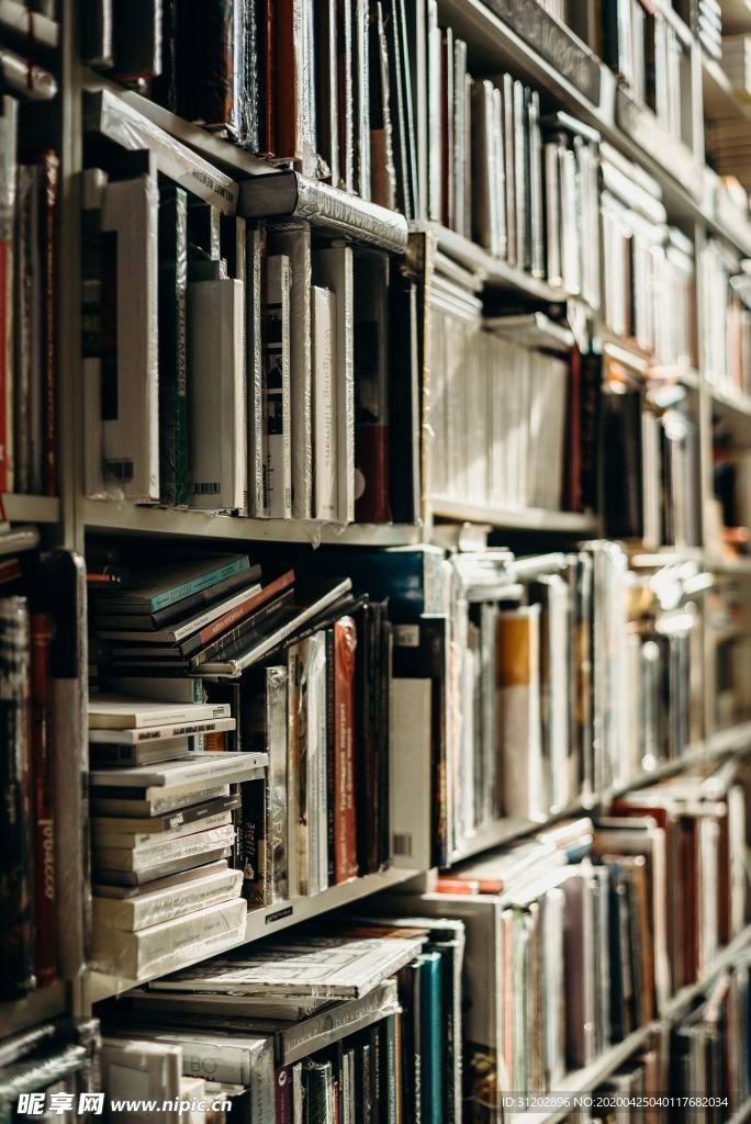 图书馆 书店 书架 书