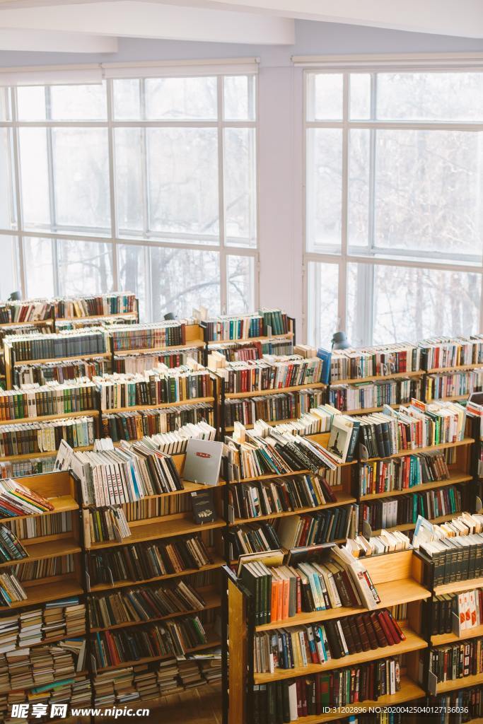 图书馆 书店 书架 书