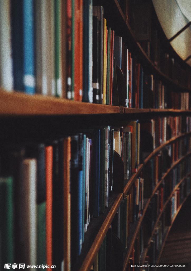 图书馆 书店 书架 书