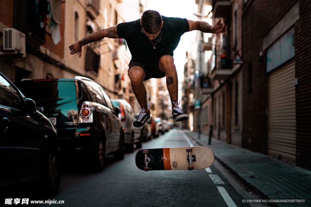 滑板休闲运动炫酷图片