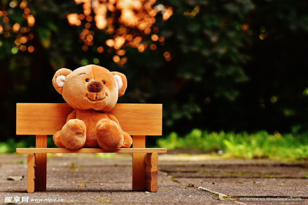 玩具熊毛绒玩具图片