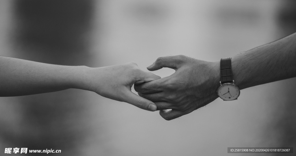 牵手握手礼仪沟通行为图片