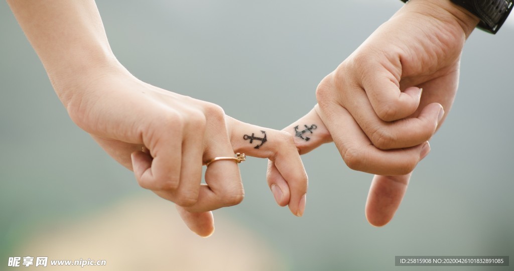 牵手握手礼仪沟通行为图片