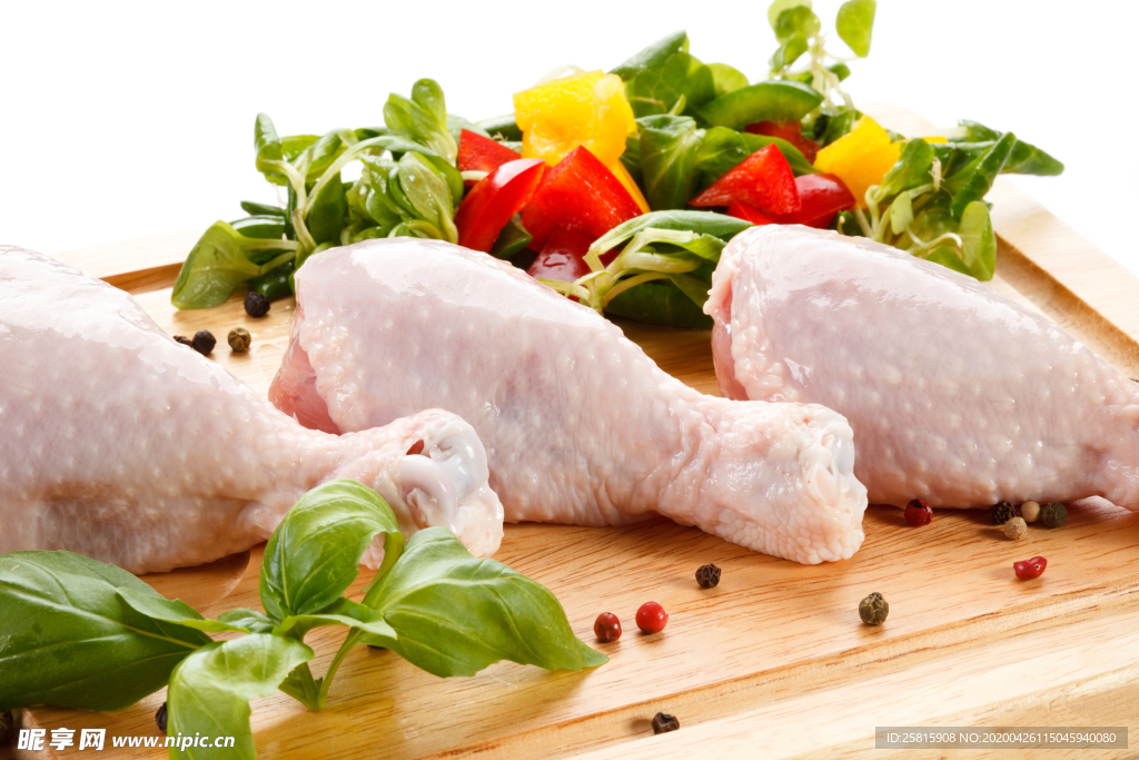 鸡腿生鸡腿图片