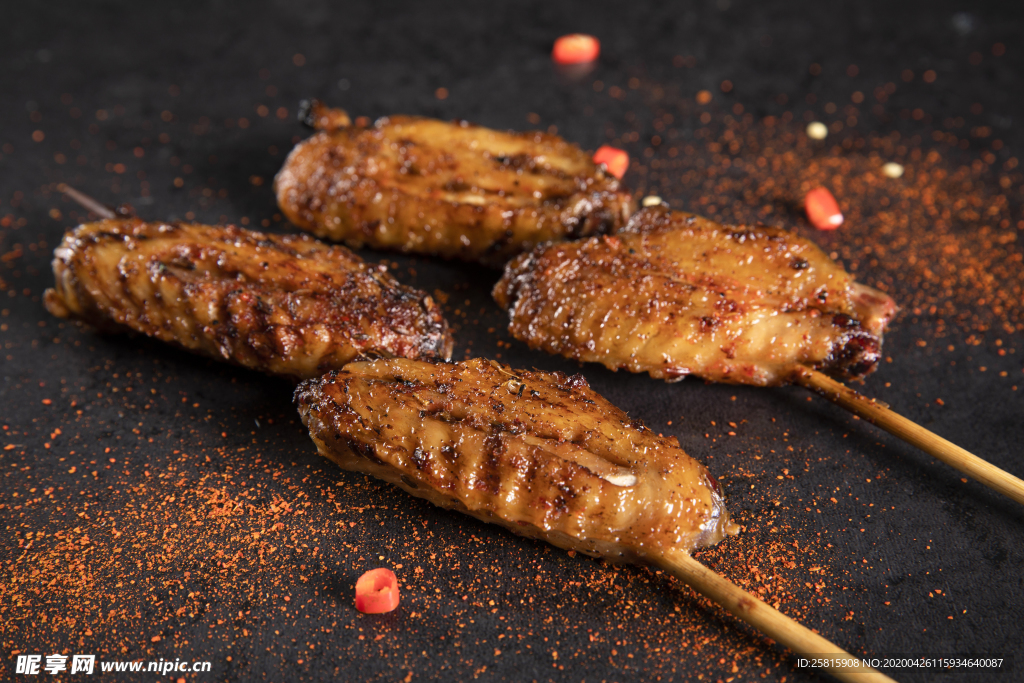 鸡翅烤鸡翅图片