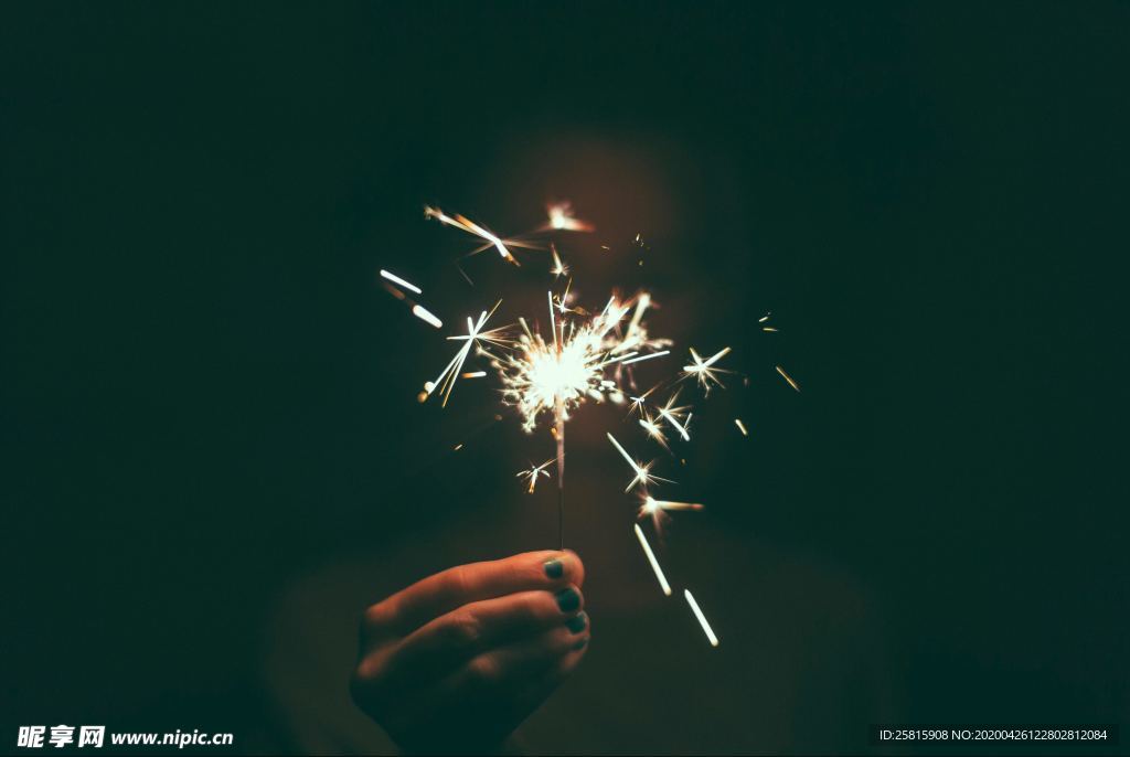 烟花棒祝福图片