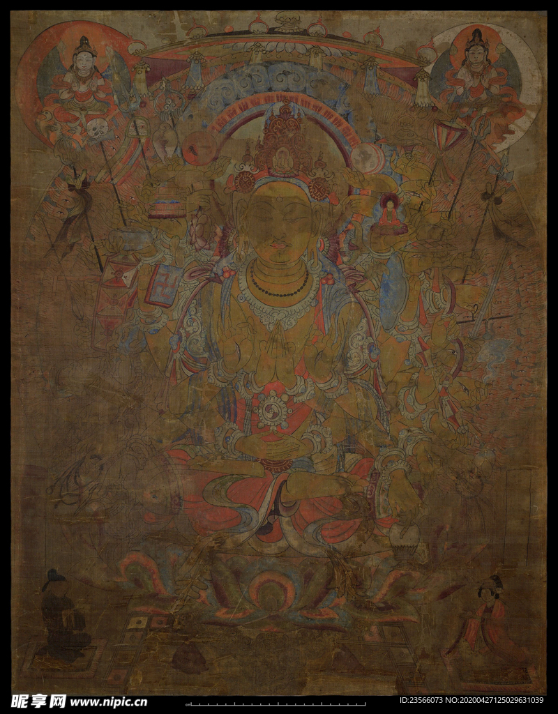 敦煌风格绘画图案