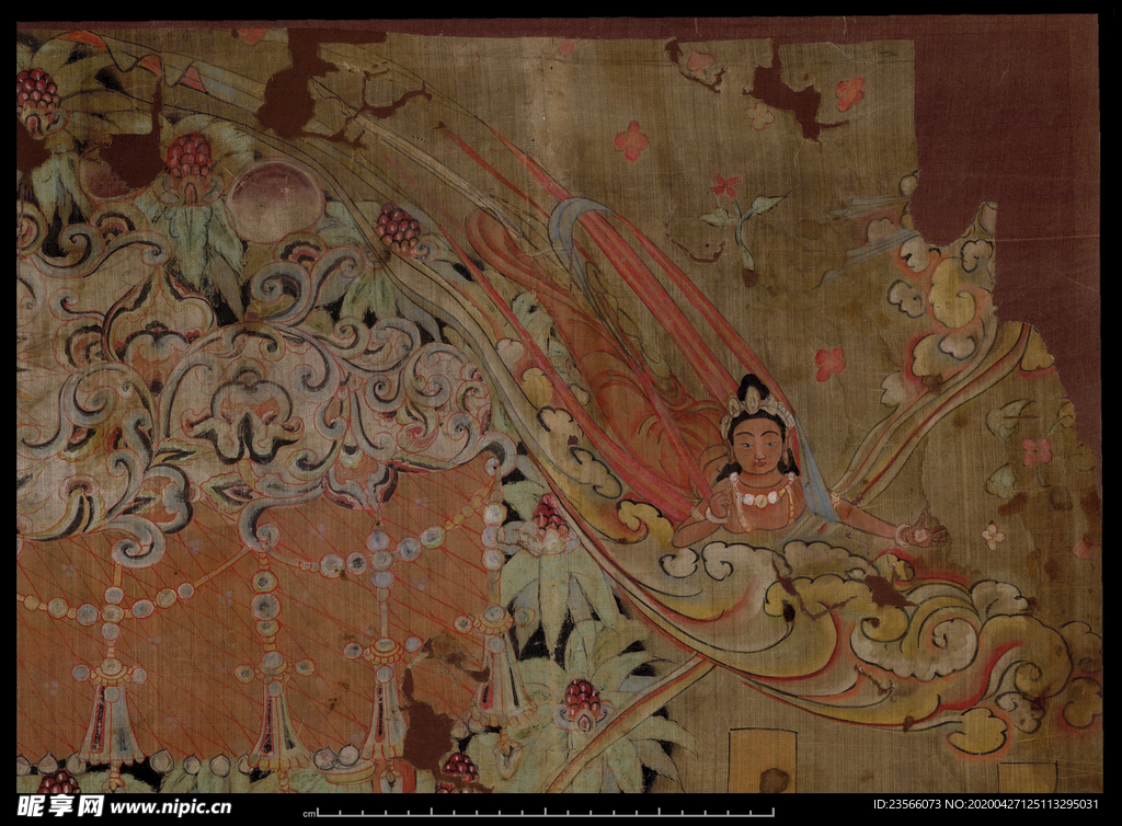 敦煌风格绘画图案