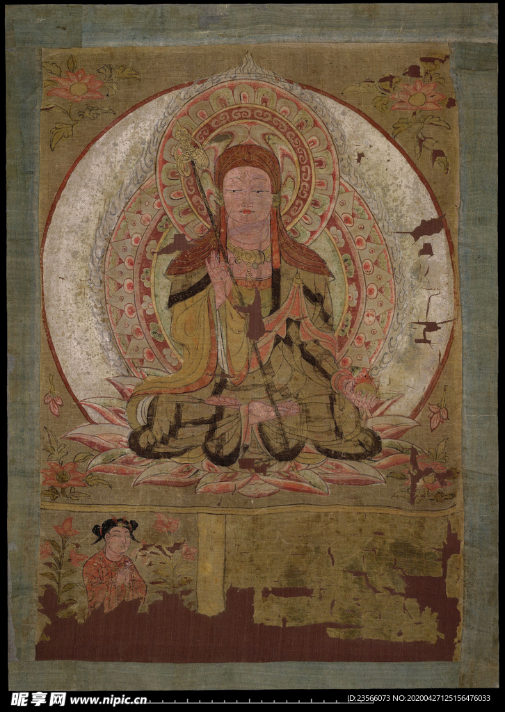 敦煌风格绘画图案