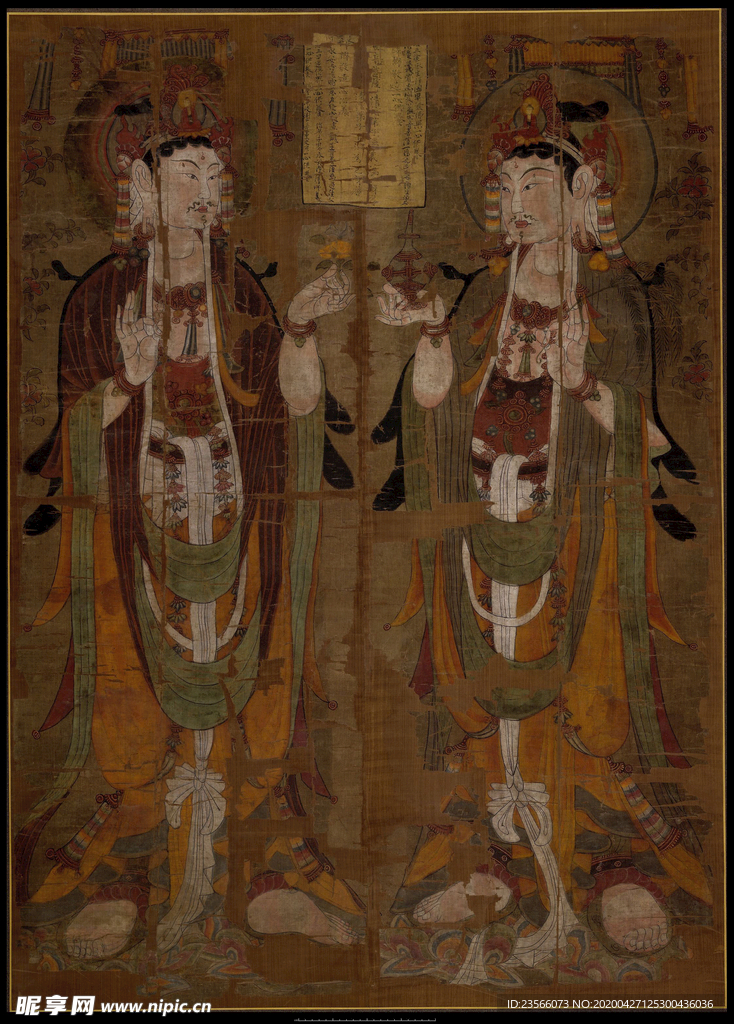 敦煌风格绘画图案