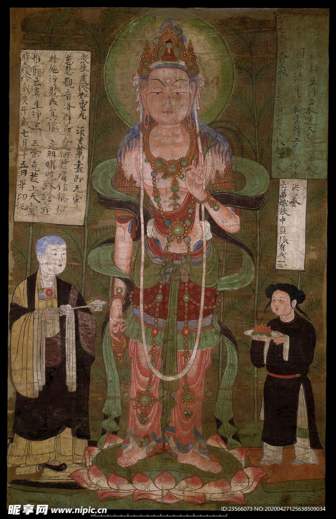 敦煌风格绘画图案