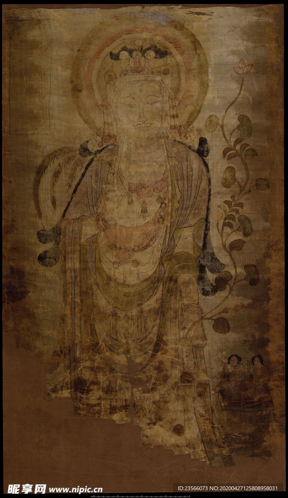 敦煌风格绘画图案