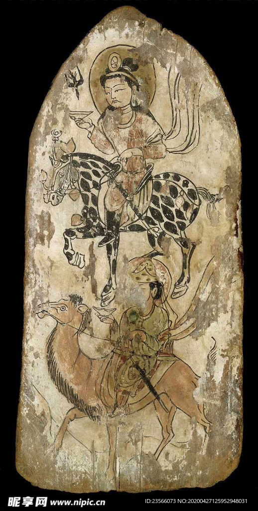 敦煌风格绘画图案