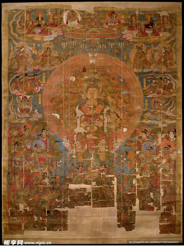 敦煌风格绘画图案