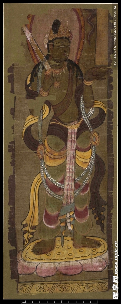 敦煌风格绘画图案