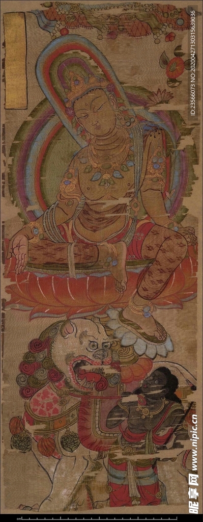 敦煌风格绘画图案