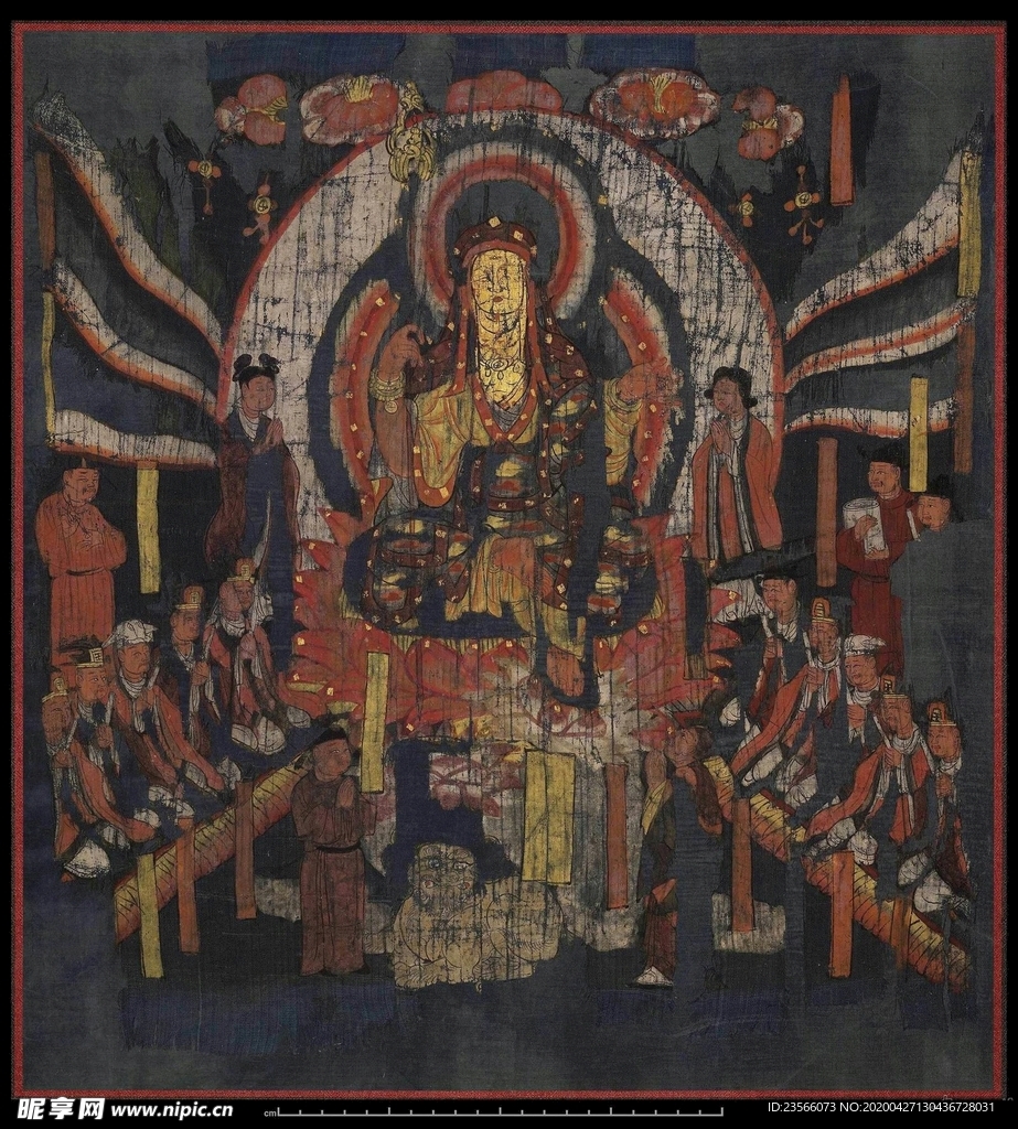 敦煌风格绘画图案