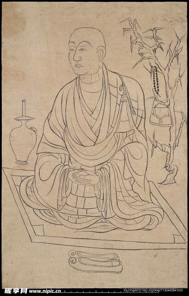 敦煌风格绘画图案