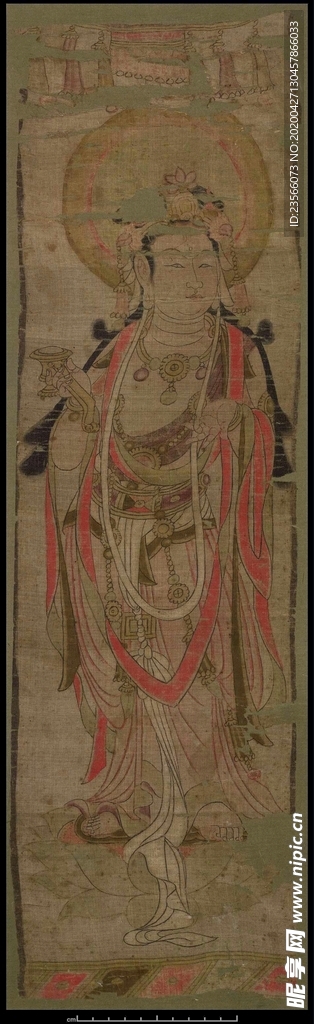 敦煌风格绘画图案