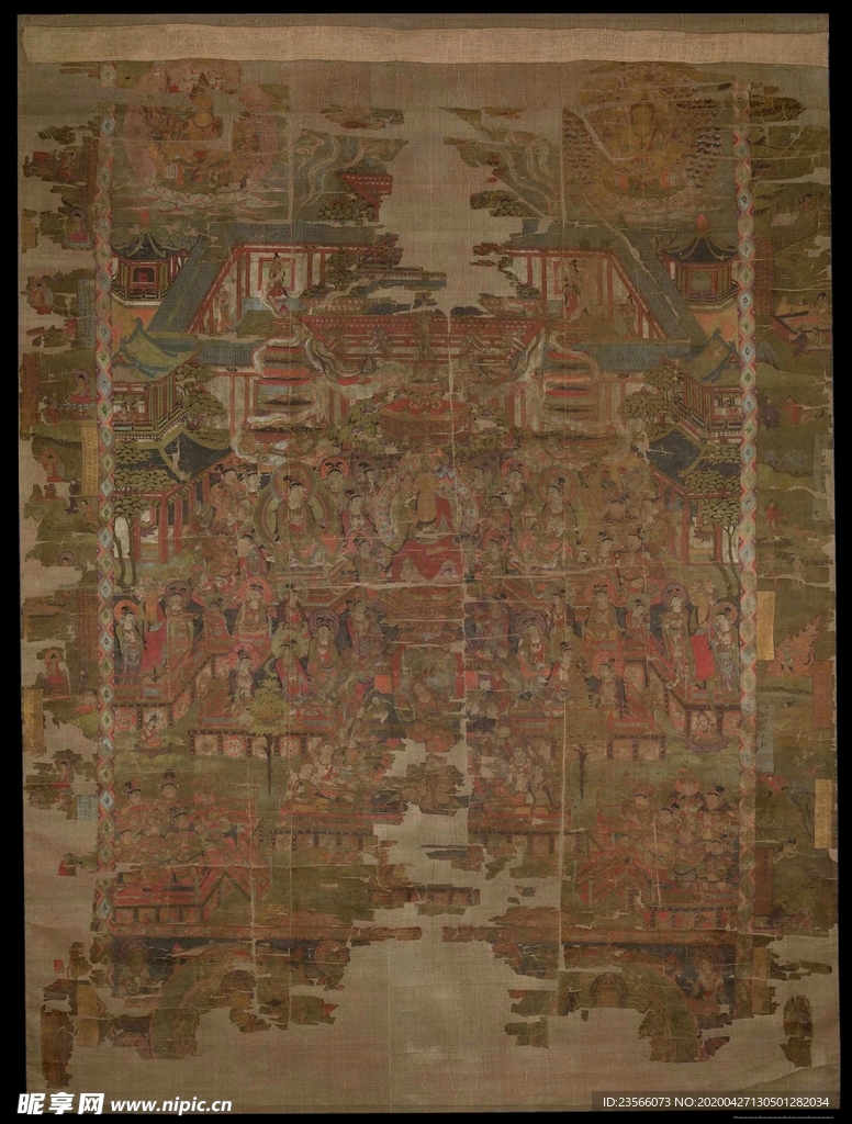 敦煌风格绘画图案