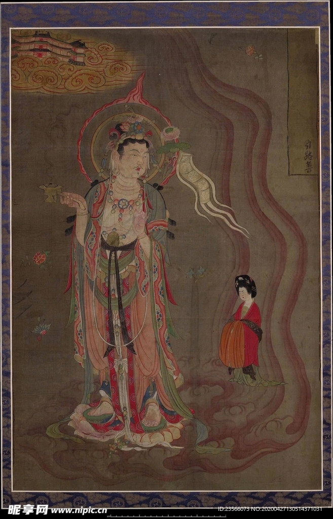 敦煌风格绘画图案