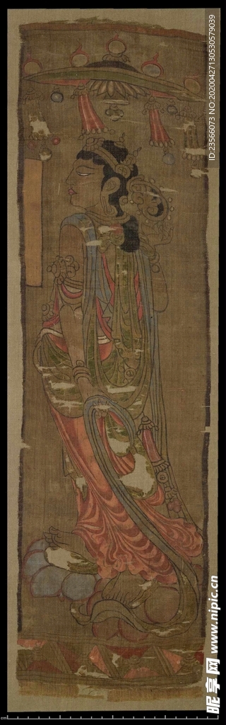 敦煌风格绘画图案