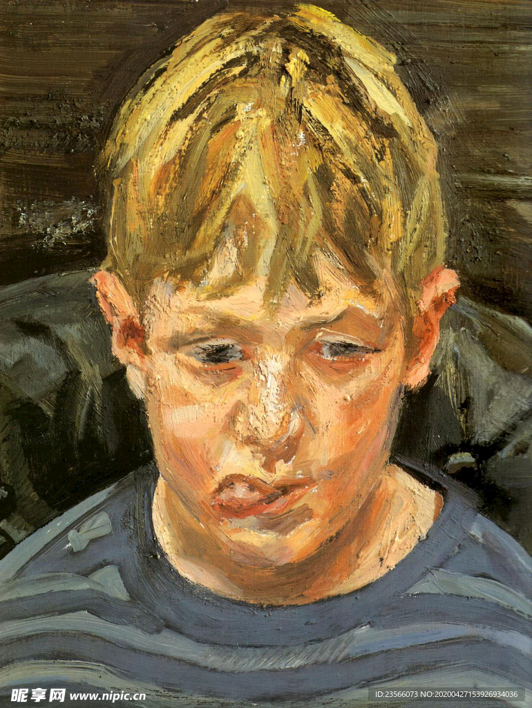 弗洛伊德抽象人物绘画