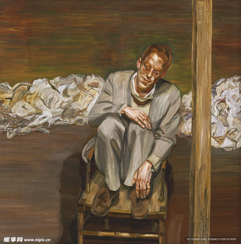 弗洛伊德抽象人物绘画