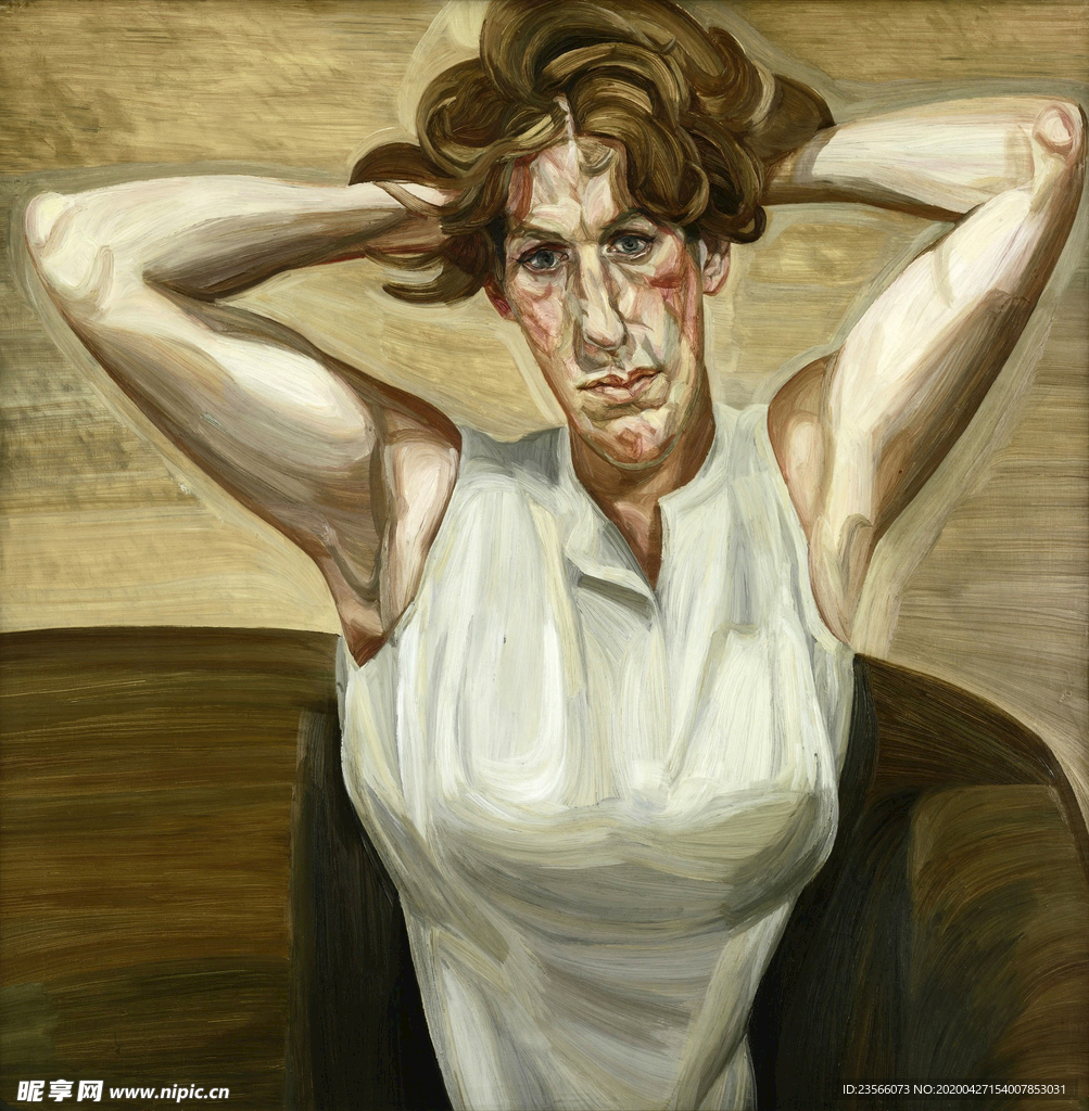 弗洛伊德抽象人物绘画