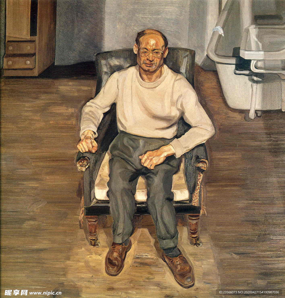 弗洛伊德抽象人物绘画