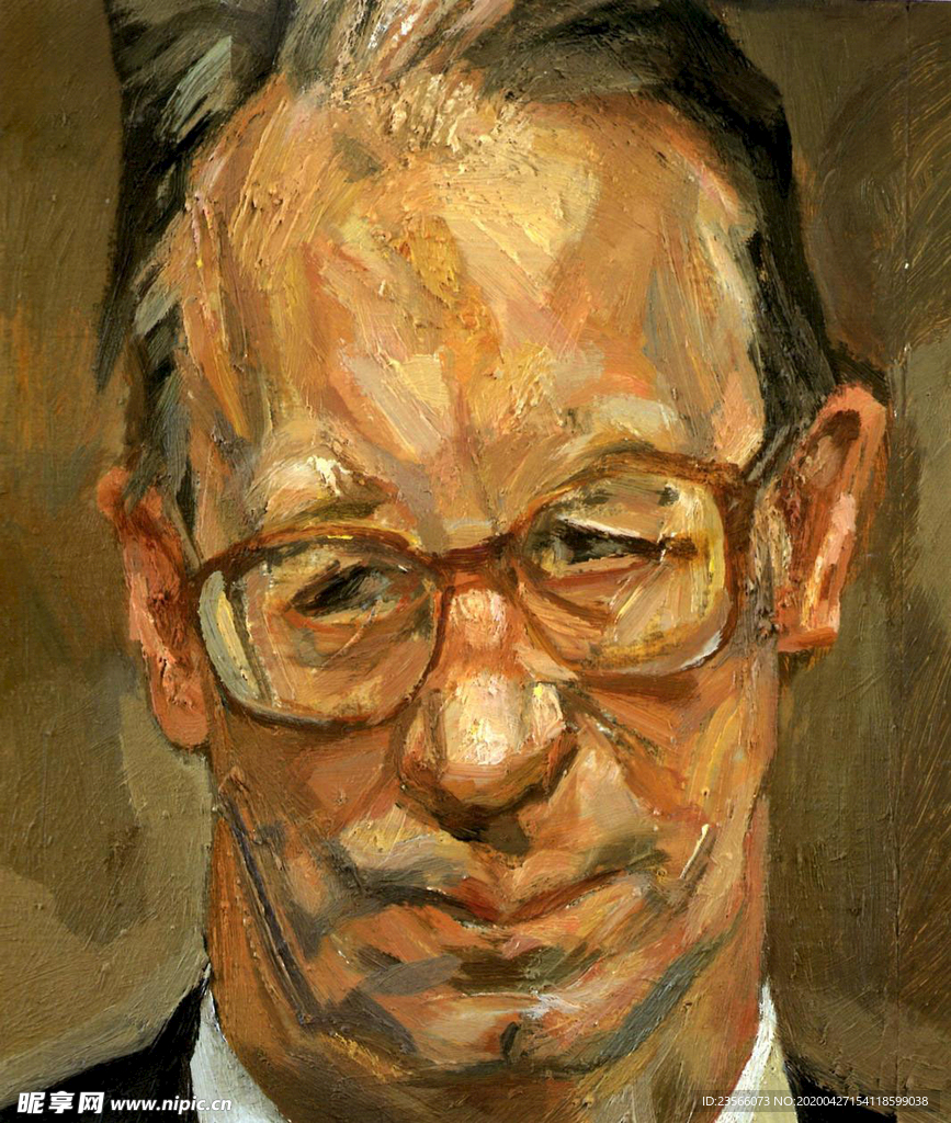 弗洛伊德抽象人物绘画