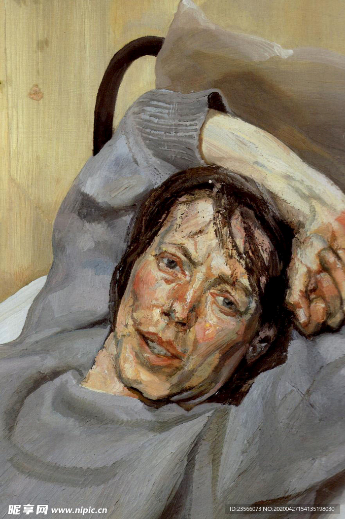 弗洛伊德抽象人物绘画