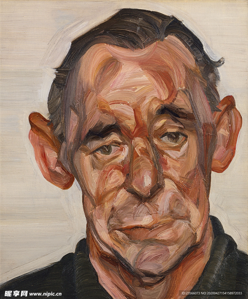 弗洛伊德抽象人物绘画