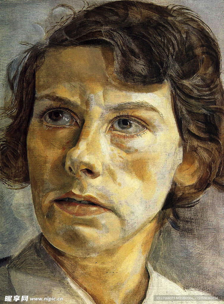 弗洛伊德抽象人物绘画