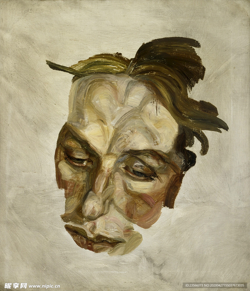 弗洛伊德抽象人物绘画