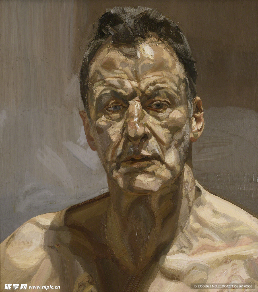 弗洛伊德抽象人物绘画