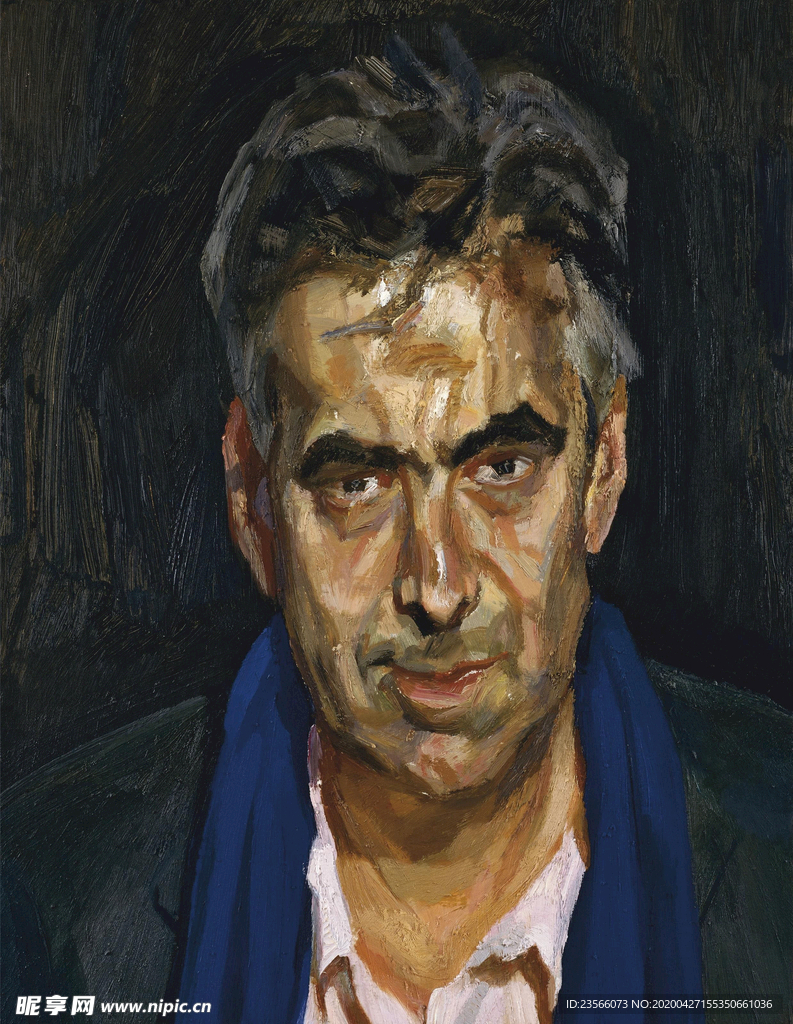 弗洛伊德抽象人物绘画