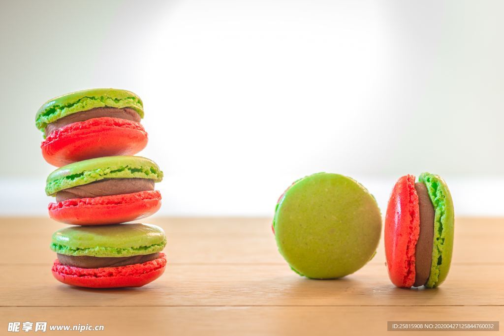 马卡龙烘焙甜品图片