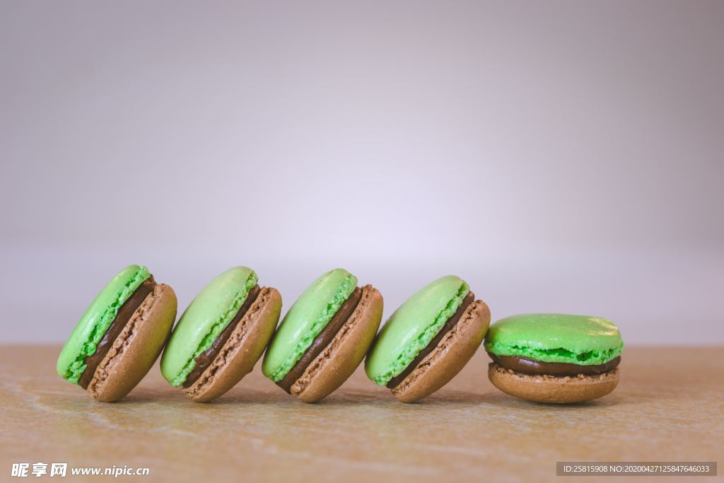 马卡龙烘焙甜品图片