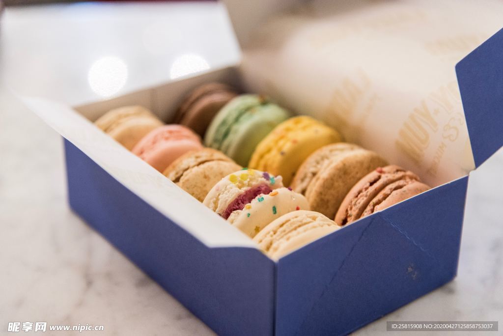 马卡龙烘焙甜品图片