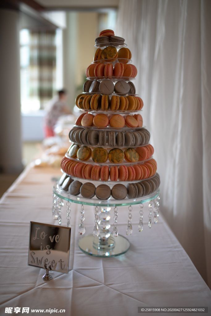 马卡龙烘焙甜品图片