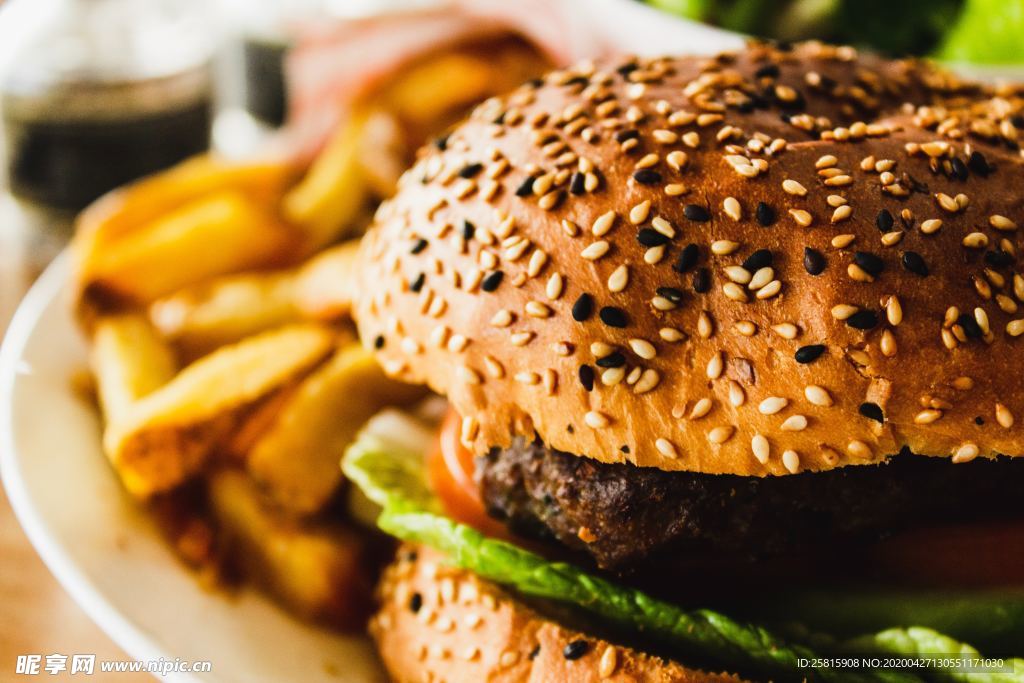 汉堡汉堡包图片