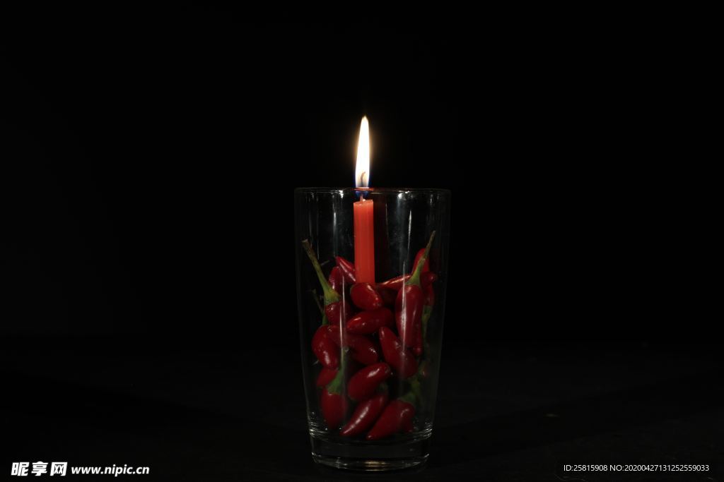 蜡烛烛光火苗图片