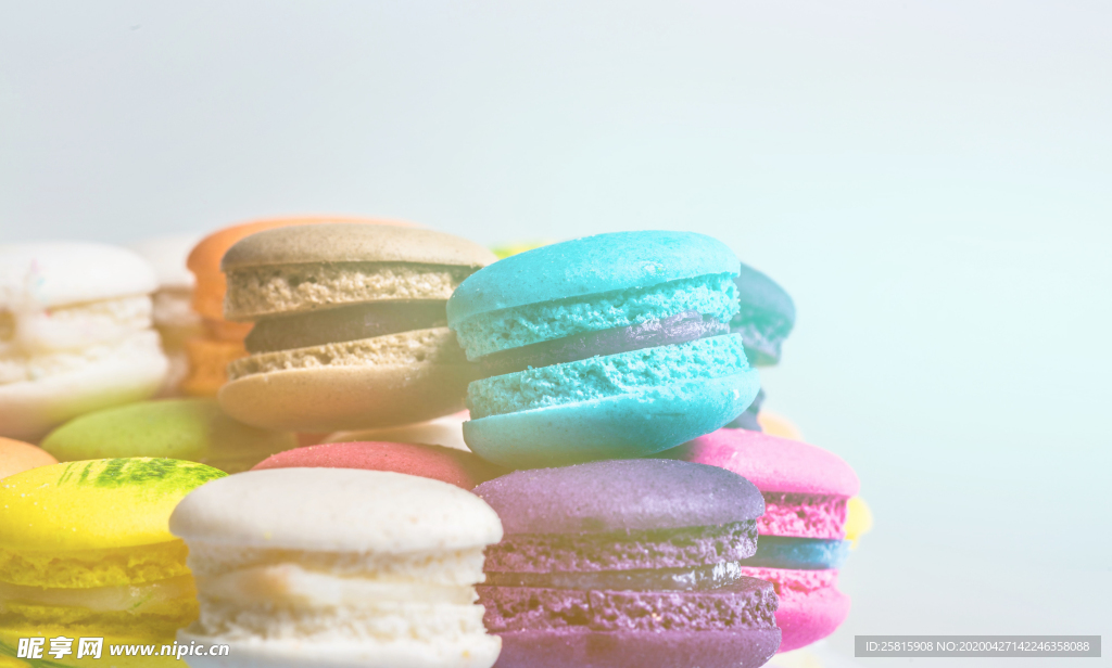 马卡龙烘焙甜品图片