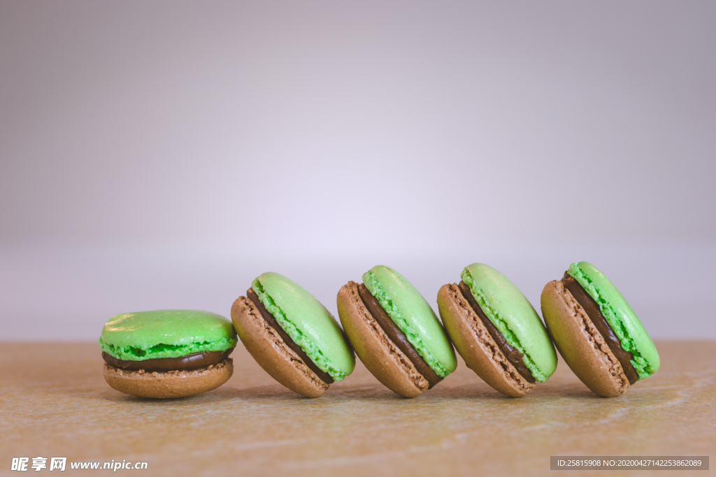 马卡龙烘焙甜品图片