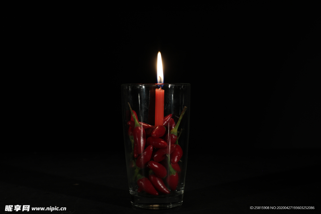 蜡烛烛光火苗图片